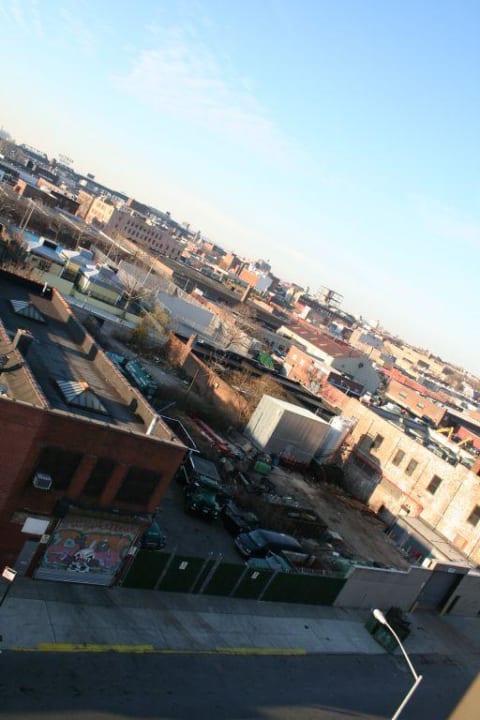 Aussicht zur Straße richtung Manhatten  Holiday Inn Express Brooklyn Downtown