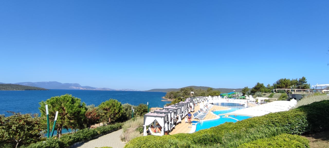 Ausblick La Blanche Island Bodrum