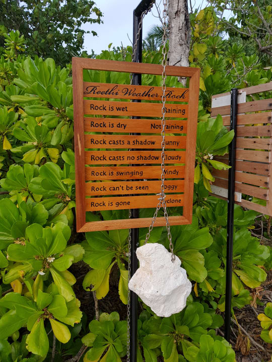 Der Wetterstein von Reethi Beach NH Collection Maldives Reethi Resort