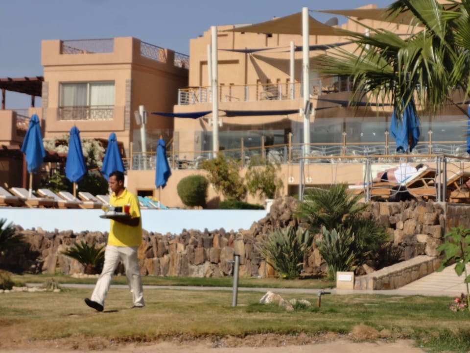 Vom Strand aus mit Blick zum Pool Shams Prestige Abu Soma-Adults Only