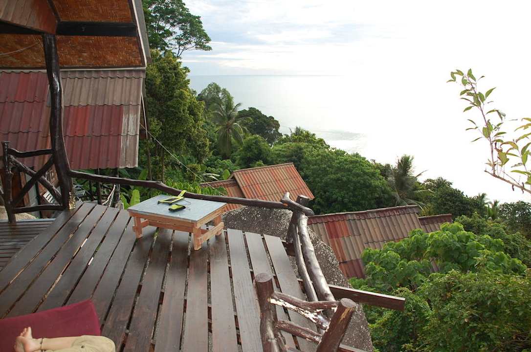 Terrasse von Bungalow 1 Seaview Thansadet Bungalows