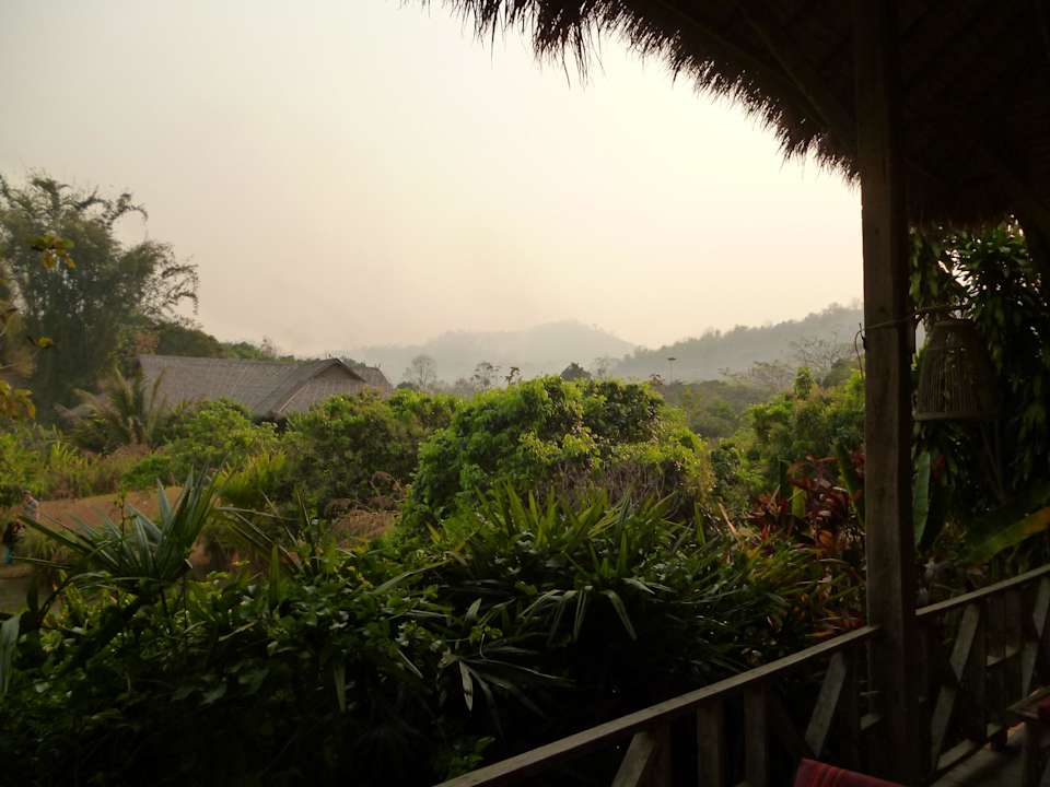 Ausblick vom Bungalow aus Hotel Lisu Lodge