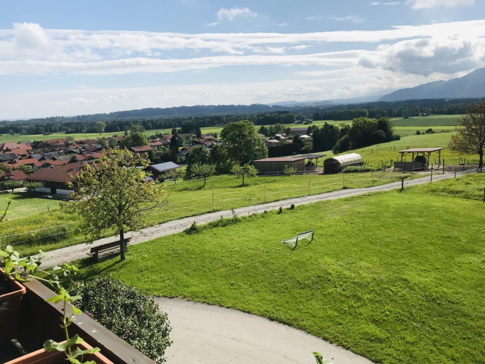 Ausblick Ferienwohnung Hoderhof