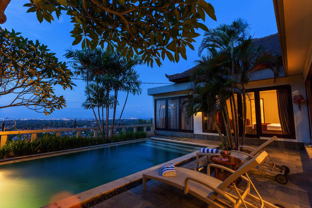 Evening at Two Bedroom Villa The Kawan Jimbaran
