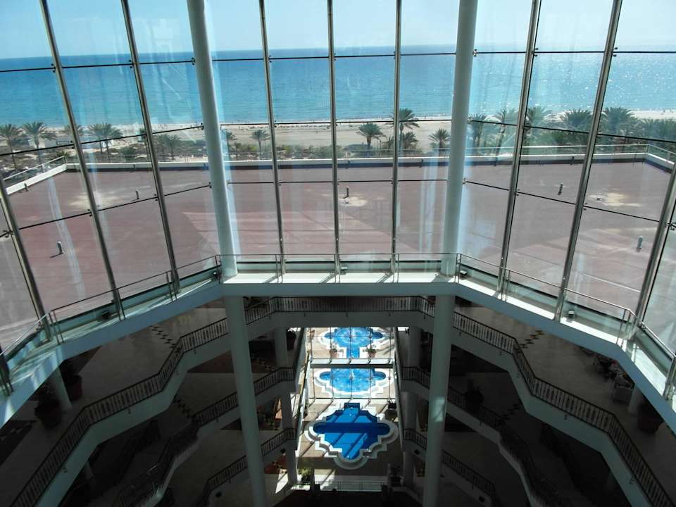 Imposante Lobby mit Durchblick zum Meer SBH Hotel Costa Calma Palace