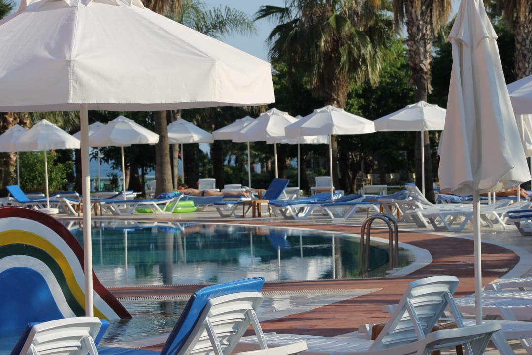 Immer genügend Liegen vorhanden Royal Atlantis Beach Hotel