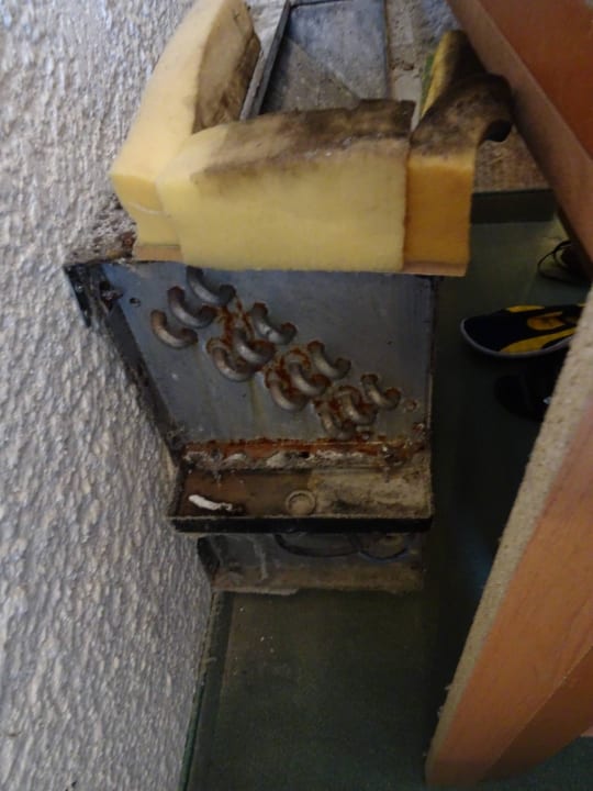 Verschimmelte Klimaanlage Hotel Athos Palace