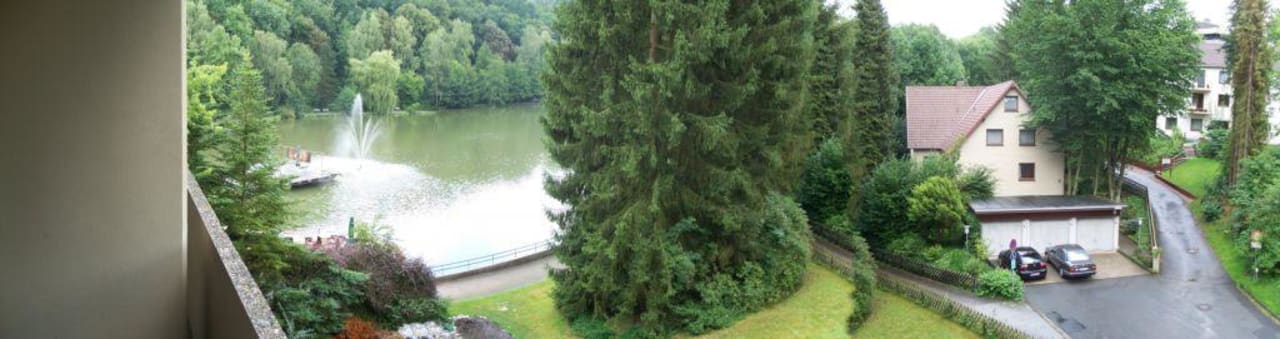 Blick vom Balkon Hotel am See