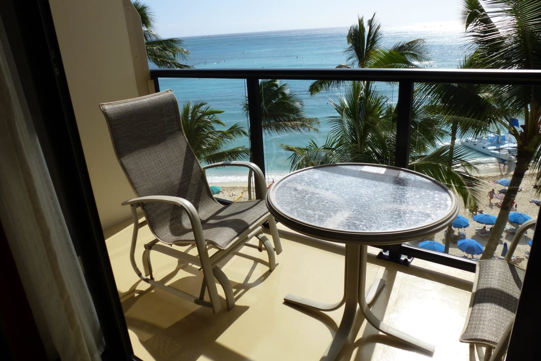 Balkon Zimmer 424 Outrigger Waikiki Beach Resort