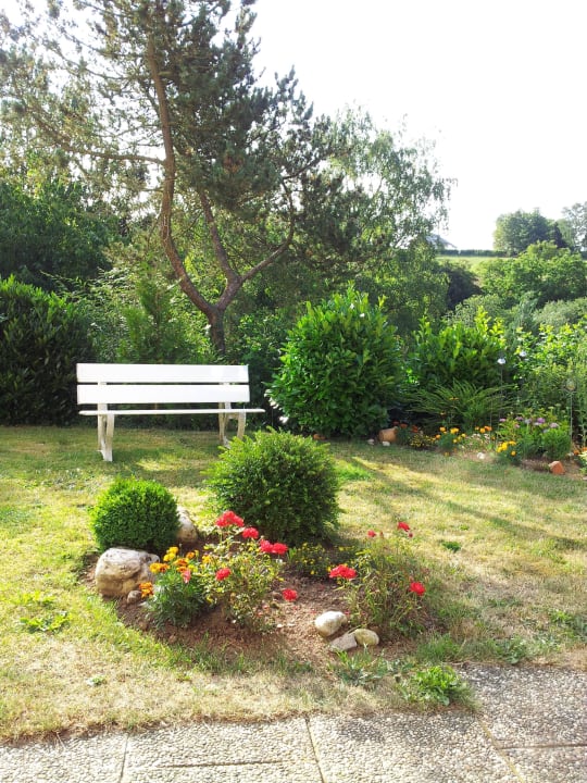 Blick aus dem Gästehaus Landhaus Sonne