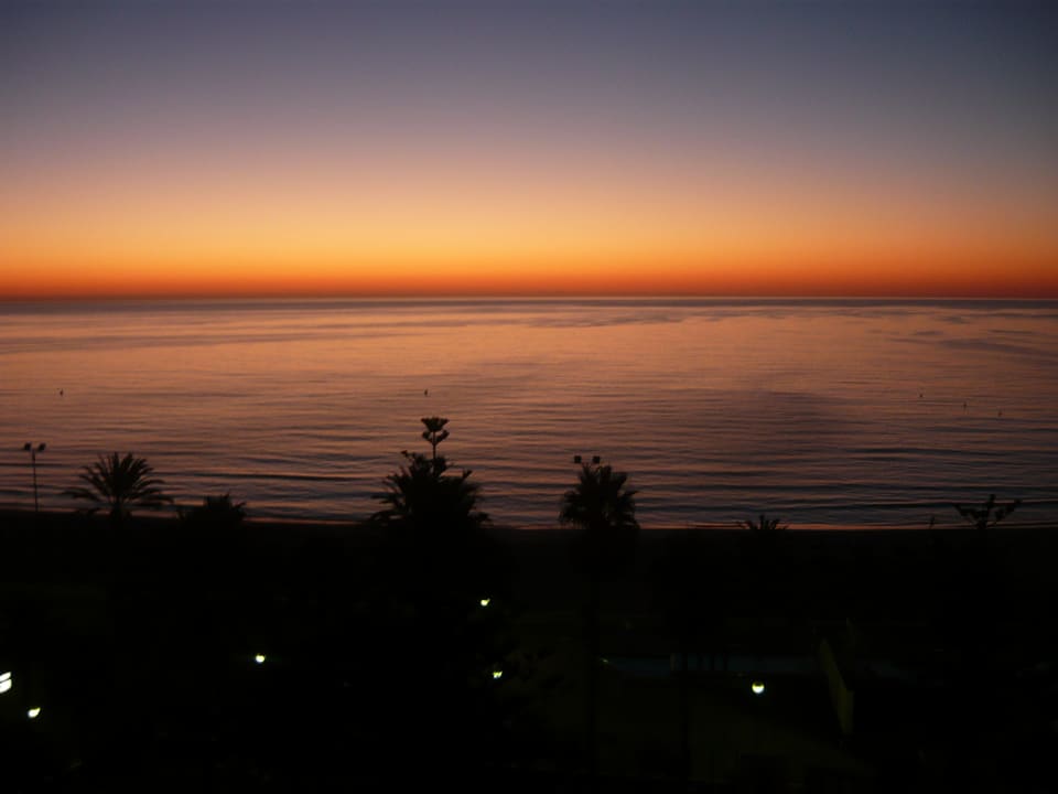 Sonnenaufgang an unserem Abreisetag CM Playa del Moro