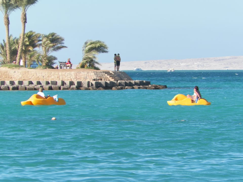 Kostenloses Tretboot fahren Continental Hotel Hurghada