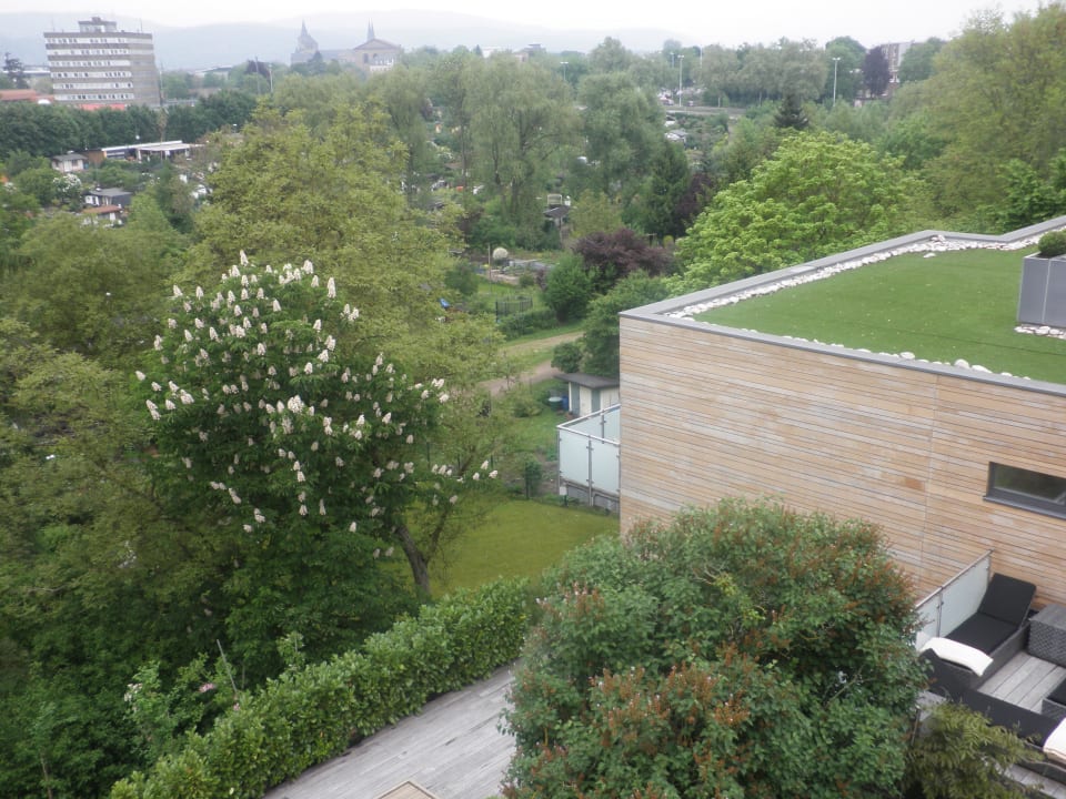 Von der Terrasse Villa Hügel