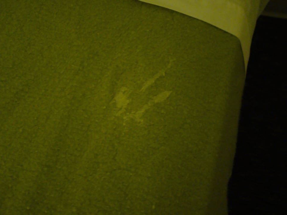 Weiße Flecken auf der Bettdecke Mesa Inn Grand Junction