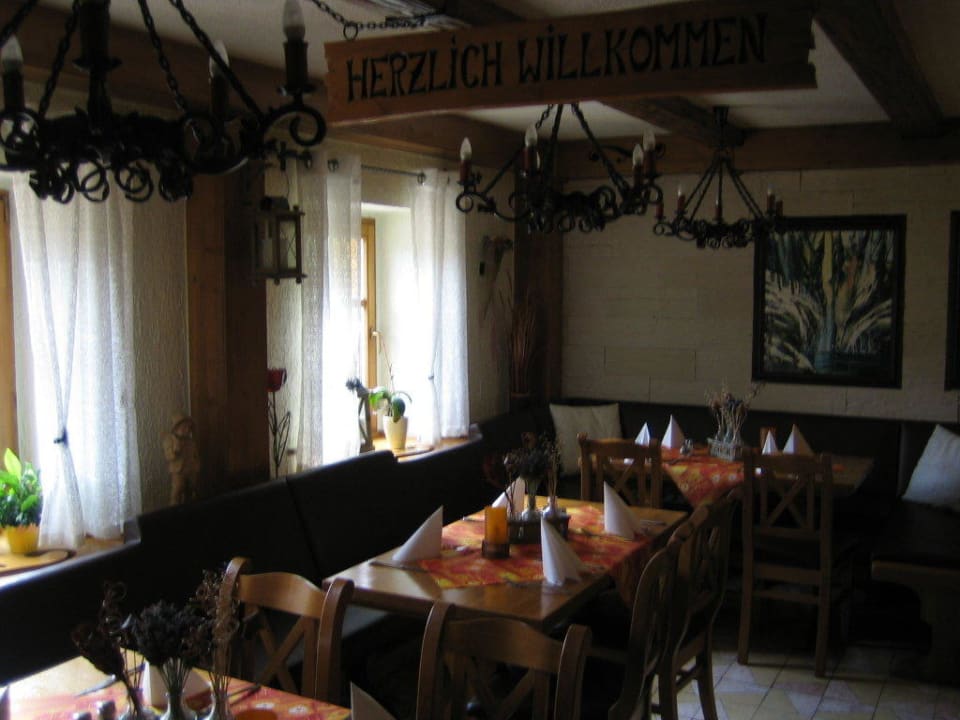 Vordere Teil des Restaurants Naturhotel Gasthof Bärenfels
