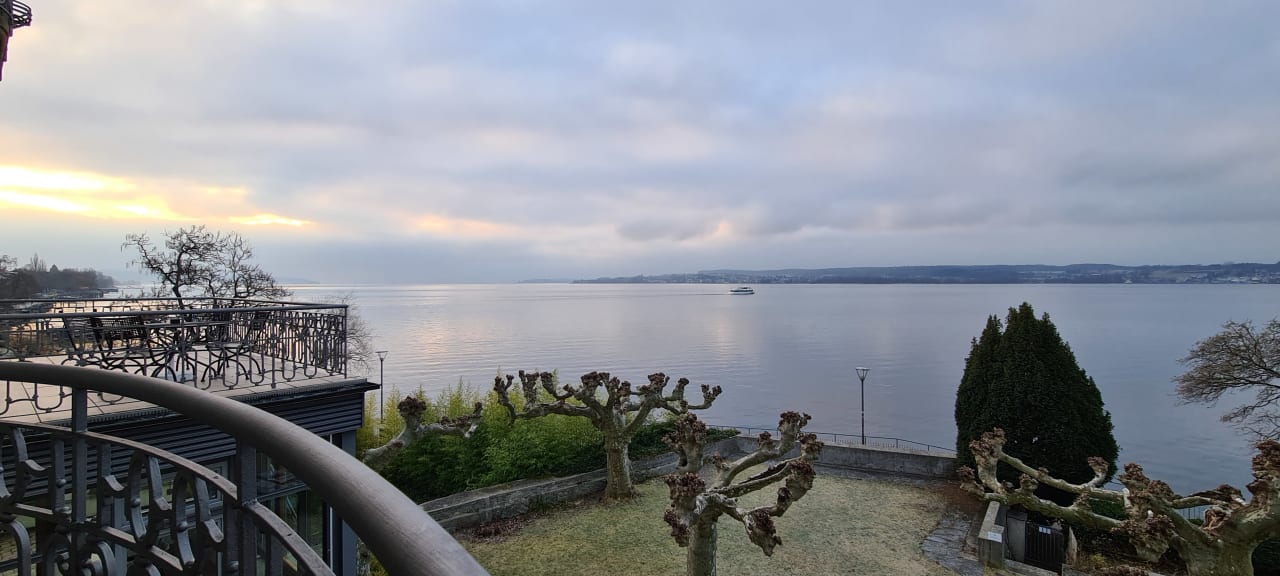Ausblick Bad-Hotel mit Villa Seeburg