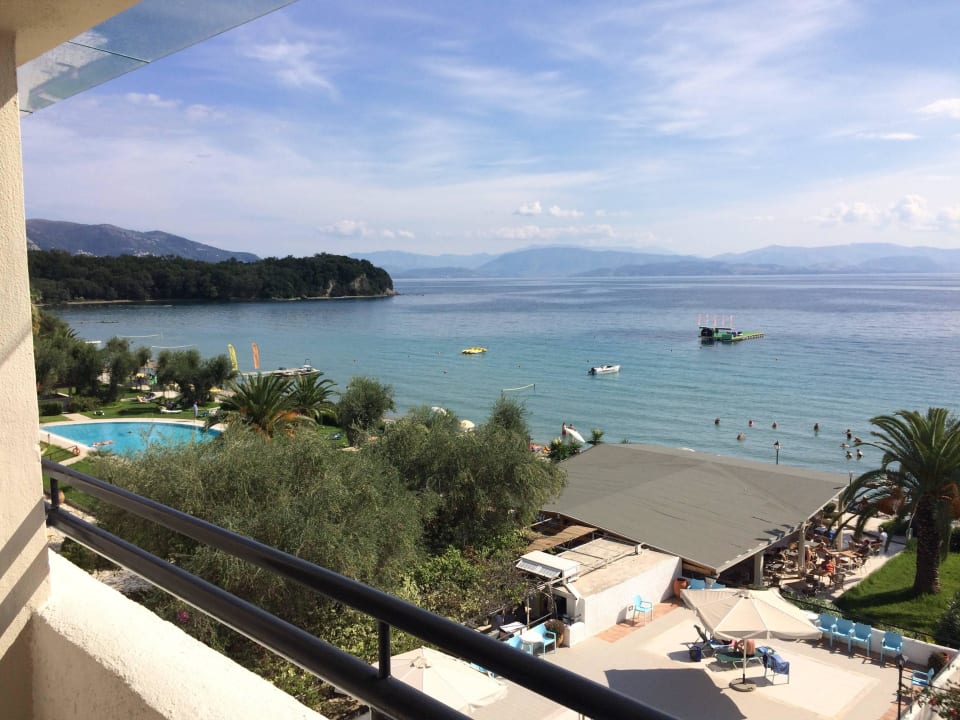 Blick vom Balkon Elea Beach Hotel