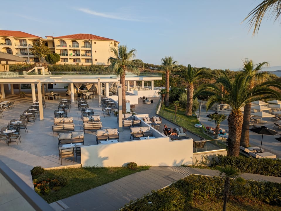 Ausblick Akrathos Beach Hotel