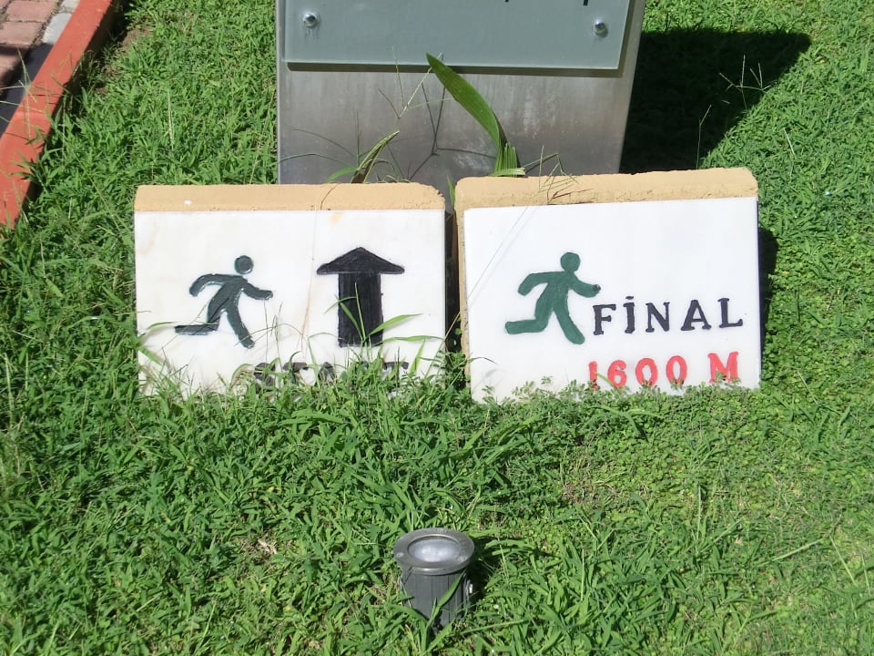 Start/Ziel der Laufstrecke Asteria Family Belek