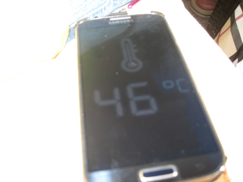 Temperatur auf dem Handy The Orangers Beach Resort and Bungalows