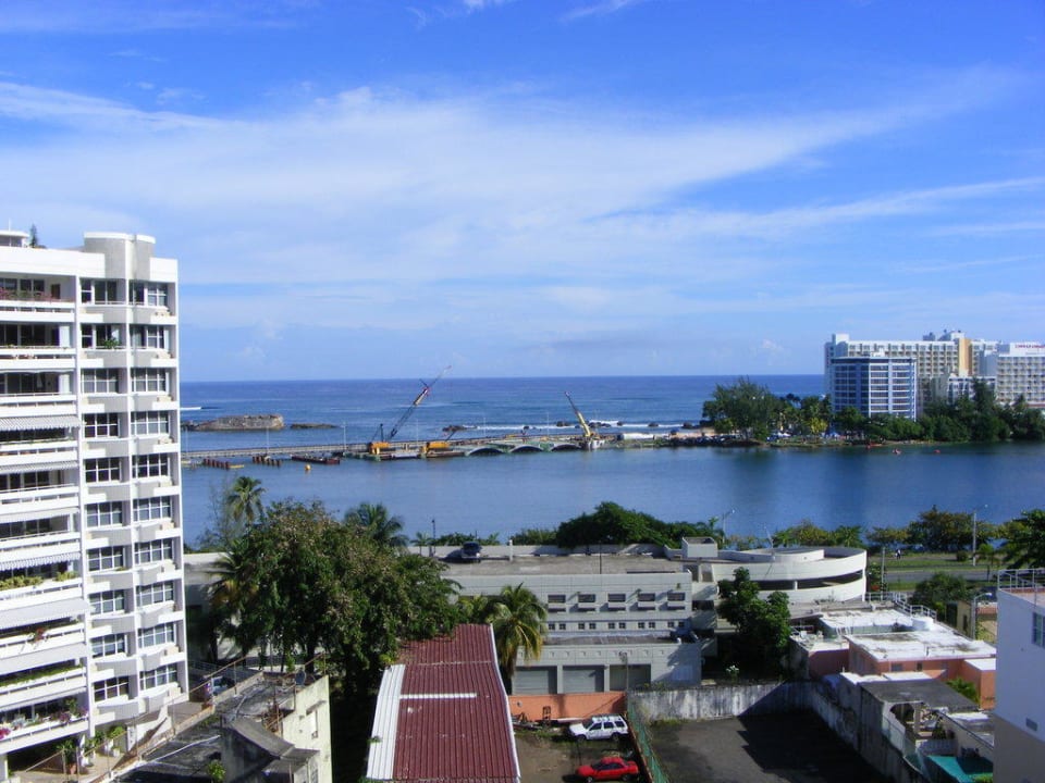 Ausblick von der Dachterrasse Hotel Miramar