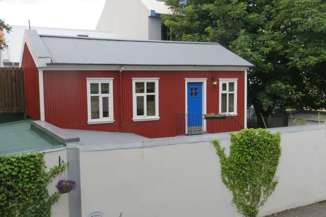 Widok z okna pokoju Gästehaus Sunna
