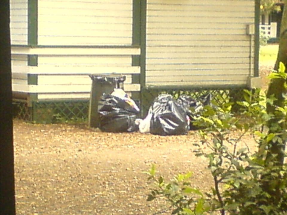 vor den Bungalows Hotel Country Club Castelfusano