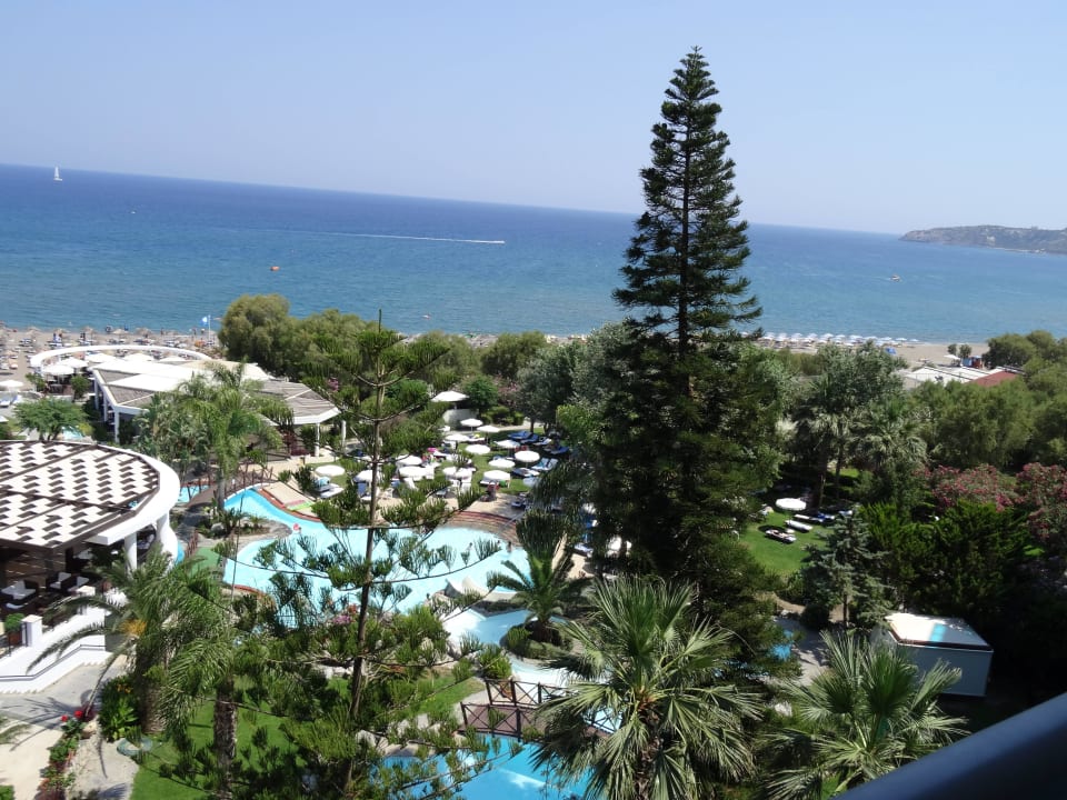 Super Ausblick aus unserem Zimmer Hotel Calypso Beach