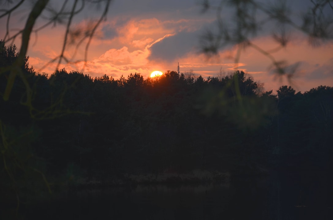 Sonnenuntergang  Center Parcs De Vossemeren