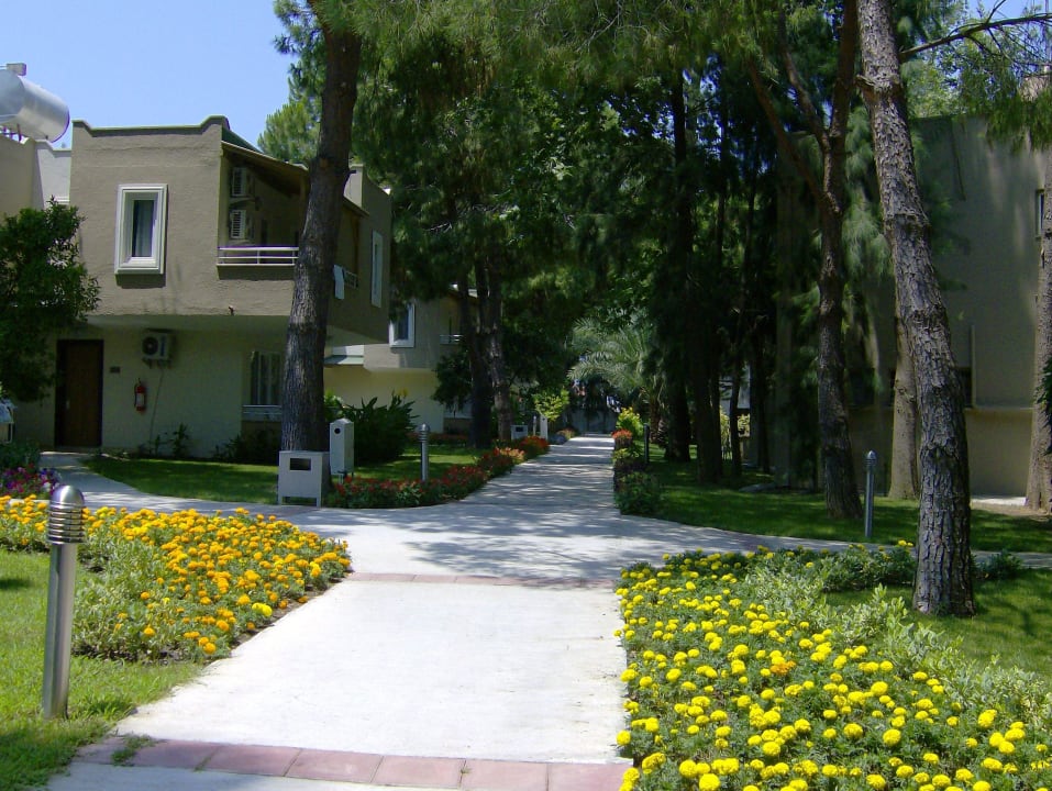 Die wunderschne Parkanlage Club Sidelya Hotel