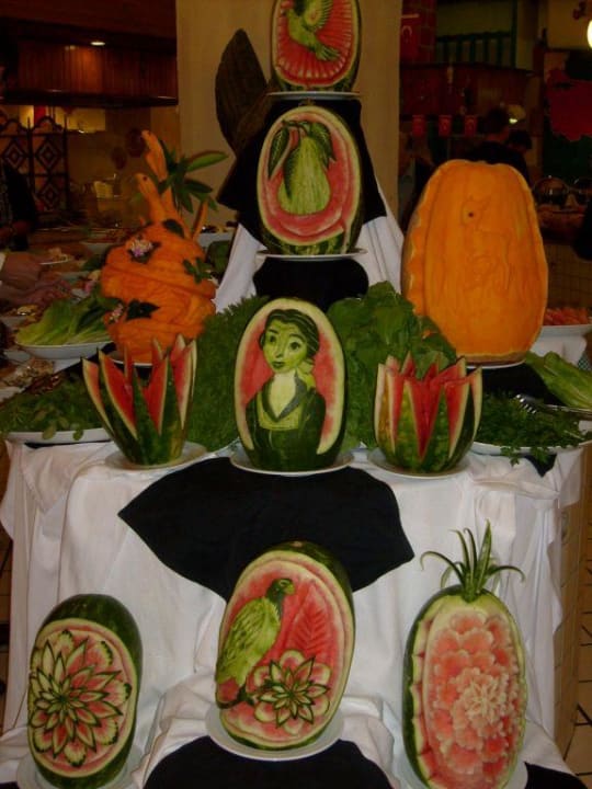 Liebevolle Deko beim Gala-Dinner Ali Bey Club