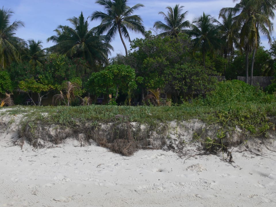 Strand bei den Beach Bungalows (Nordseite) Kuredu Island Resort & Spa