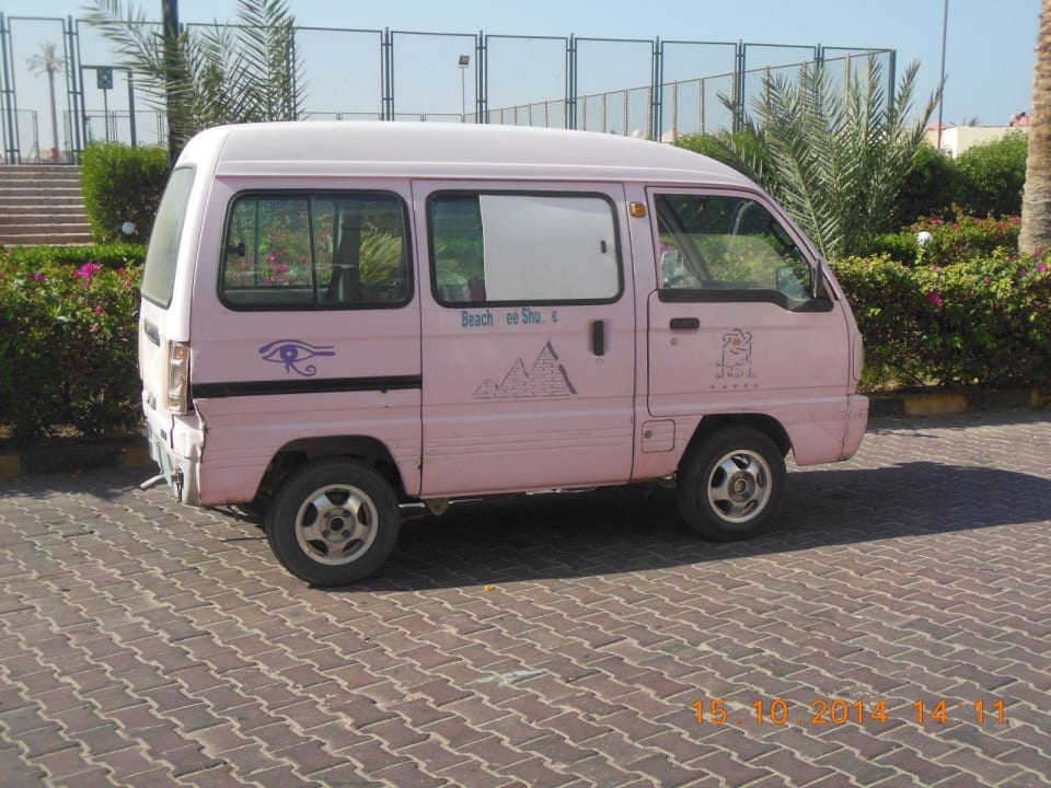 Shuttle zum Zimmer und Strand Siva Golden Bay Makadi