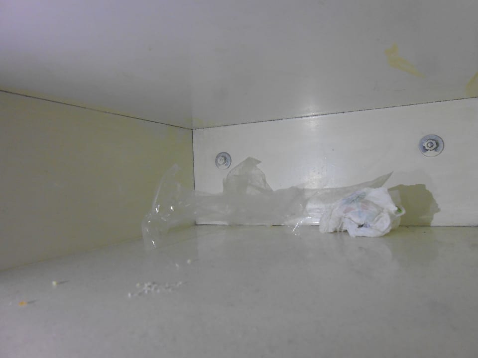 Nachtkästchen innen bei Ankunft Residenza Cappuccini