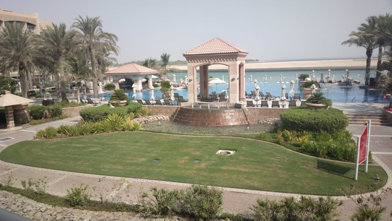 Terrassenausblick Al Raha Beach Resort & Spa