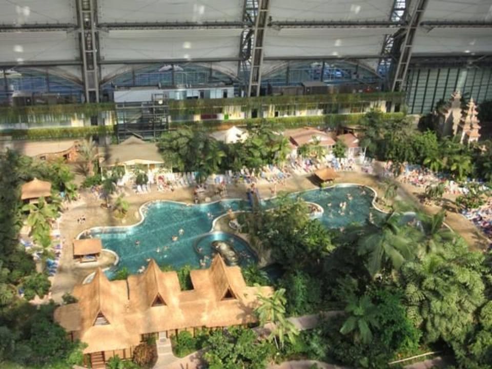 Ausblick von oben Tropical Islands Resort