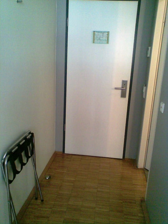 Blick vom Zimmer in Richtung Bad Hotel Santo