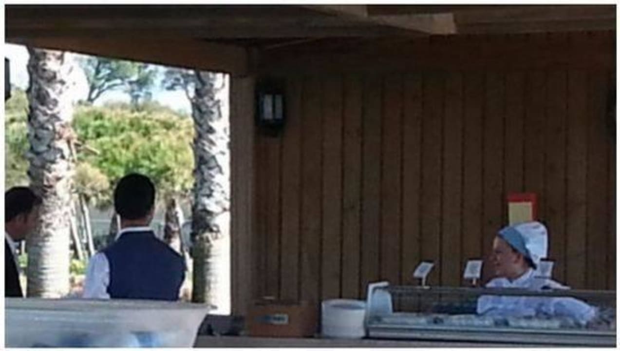 'faules Personal' an der Strandbar Voyage Belek Golf & Spa