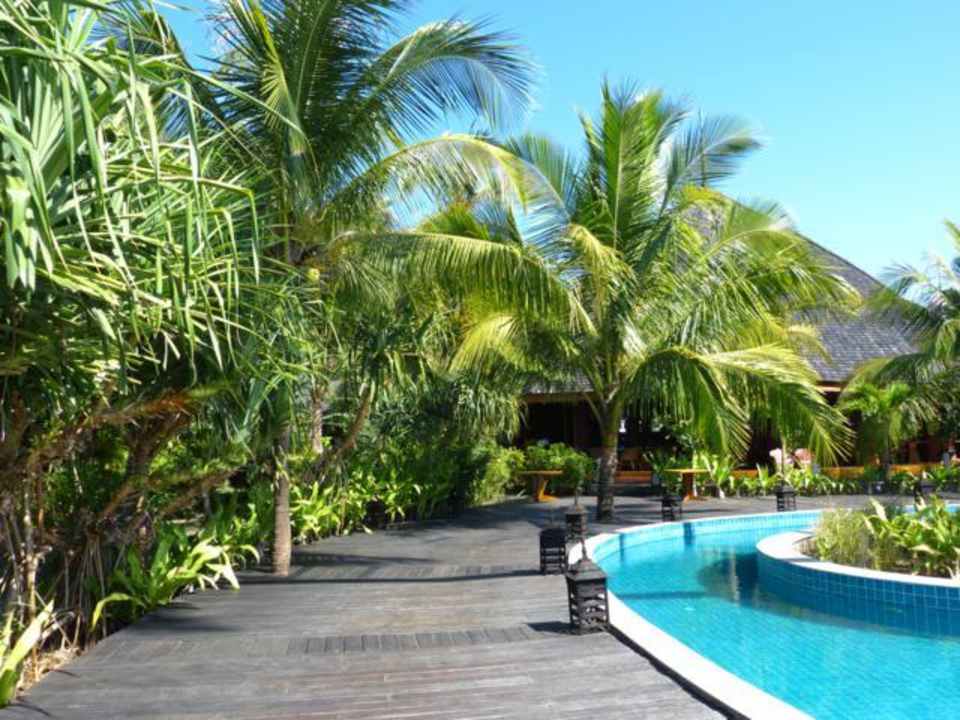 Pool und Blick zum Restaurant Aureum Palace Hotels & Resorts Ngapali