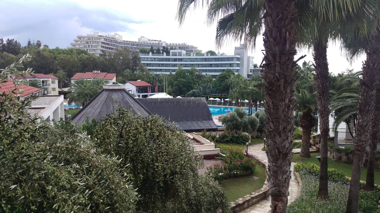 Gartenanlage Aussicht aus dem Zimmer aus Arum Barut Collection