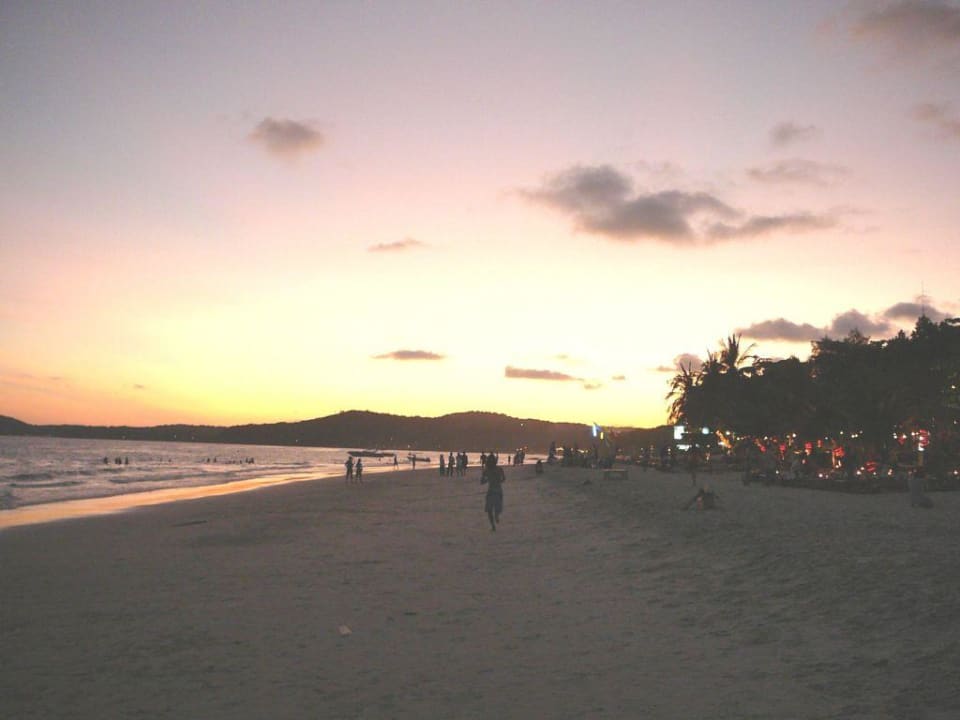 Sonnenuntergang in der Sai Kaew Bucht Sai Kaew Beach Resort