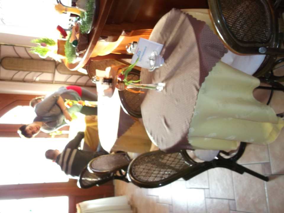 Tische vor der Bar! Pension Stachowiak Family