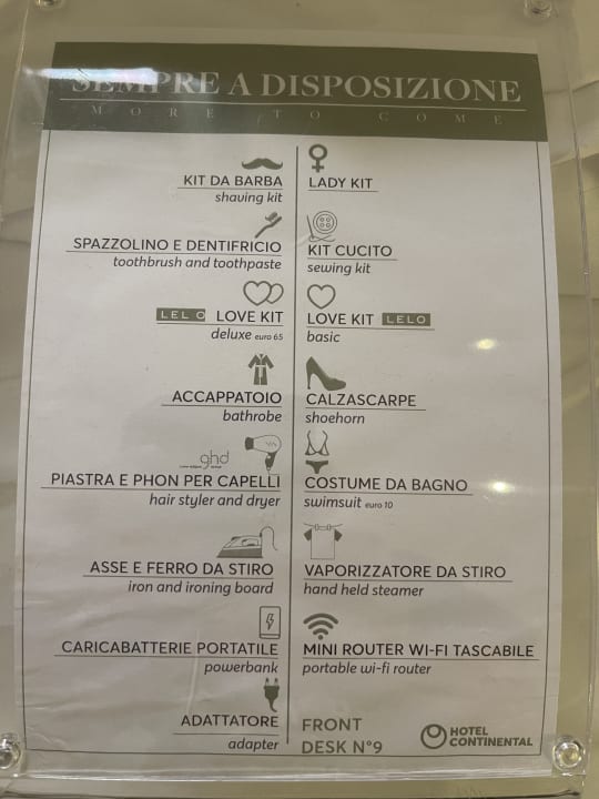 Zimmer Hotel Continental Genova