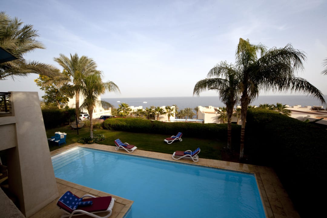 Villa Private Pool sitting Area Grand Rotana Resort & Spa