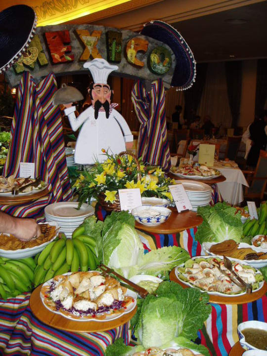 Buffet mexikanisch Hotel Riu Palace Tenerife
