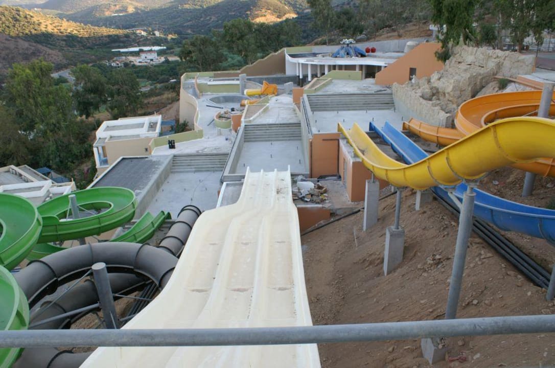 Rutschen im Bau Fodele Beach & Water Park Holiday Resort