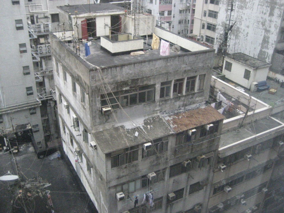 Blick aus dem Fenster Novotel Hong Kong Nathan Road Kowloon