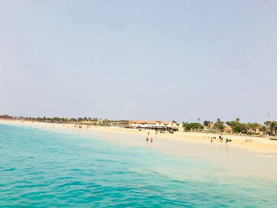 Strand Oasis Salinas Sea