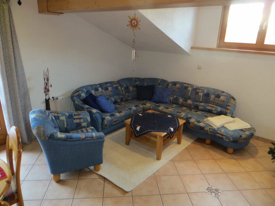 Wohnzimmer Ferienwohnung 3 Pension Egner-Riess