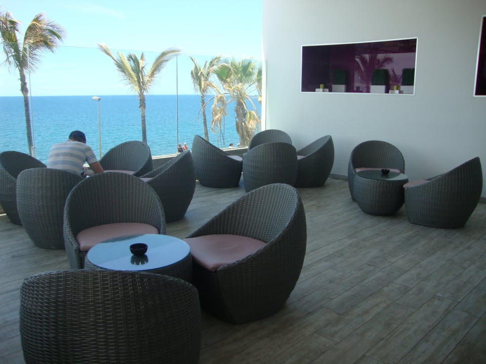 Die Purple Bar mit Meerblick Hotel Riu Gran Canaria